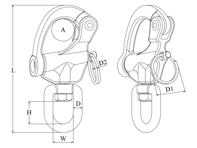 Snap Shackle & Swivel